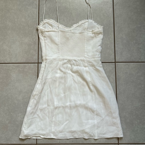 Wilfred Fable Linen Dress in matte pearl size 4 - Picture 5 of 11